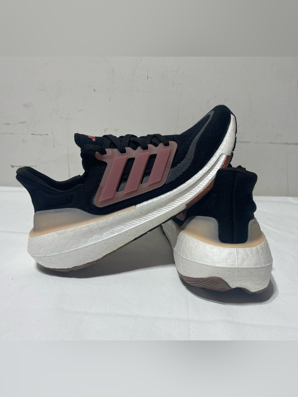 Women’s 7 - Adidas Ultraboost Light Black Pink Strata HQ6349